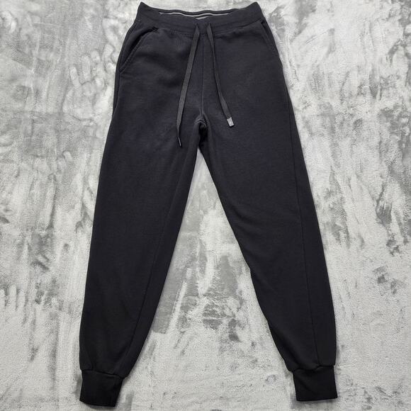 BSN SPORTS Pants Mens S Black Cotton Rich Fleece Joggers Athletic Cut Workout - Picture 1 of 13